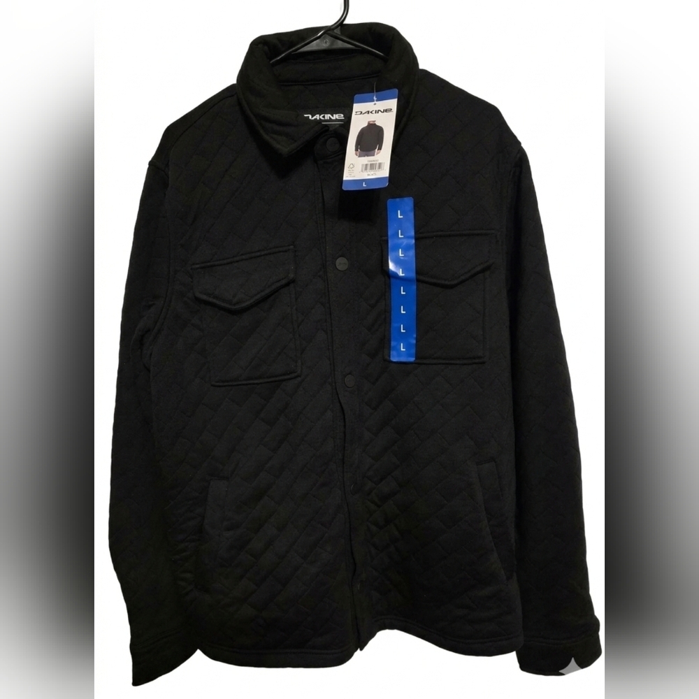 Dakine Men's Quilted Black Shirt Jacket